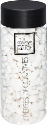 Obrázek produktu pro PIERRE DÉCO dekorativní kameny, 750 g, bílá