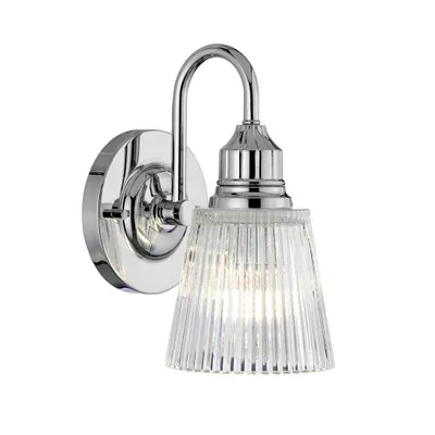 Produktbild von Elstead Addison LED Wandleuchte G9 Poliertes Chrom Klar IP44
