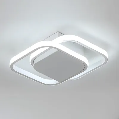 LED Deckenleuchte 24W 2880LM kaltweiß quadratisch