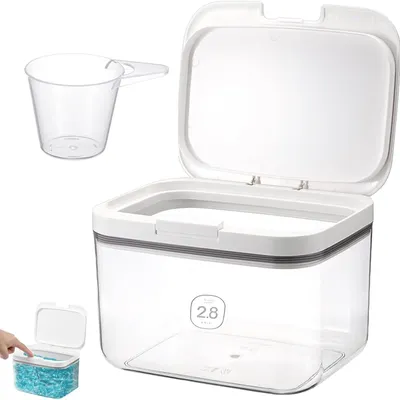 Aufbewahrungsbox 2,8 l, luftdicht, mit Klickverschluss, transparent