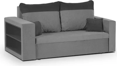 Produktbild von 2-Sitzer-Sofa mit Schlaffunktion PABLO1 - Hellgrau/Dunkelgrau