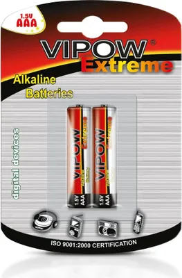 Zdjęcie produktu dla Bat0090B Baterie Alkaliczne Vipow Extreme Lr03 2S