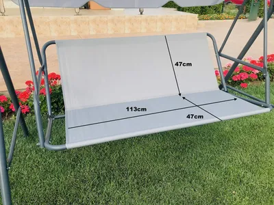 Obrázek produktu pro Omgoods - Kryt na zahradní křeslo/houpačku, rozměry 113 x 47 x 47 cm, odolný vůči povětrnostním vlivům