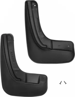 Produktbild von Schmutzfänger Spritzschutz Hinten für Skoda Rapid 2012-2021 Schwarz Gummi 2x