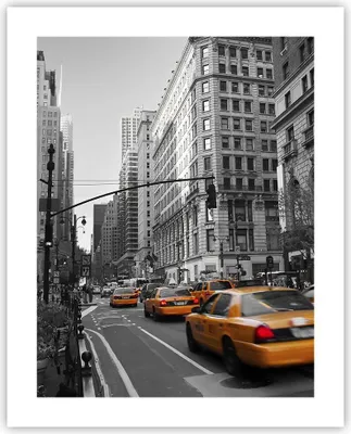 Produktbild von Poster - Poster ohne Rahmen - Amerika New York City Straße - 40x50 cm - Wand Bild - Wanddeko - Wandbilder - Kunstposter - Wandposter - Bilder - Kunstdruck - Wanddekoration - Wandbild - P2XPA40x50-0445