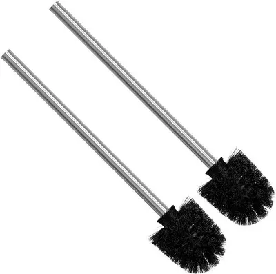 Produktbild von Elegante Toiletbürsten - Set aus 2 - Edelstahl - 8 cm