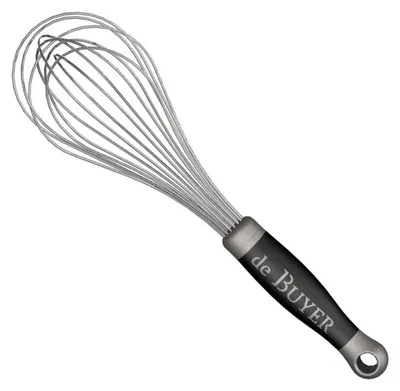 Produktbild von Schneebesen Handrührbesen Eischneebesen - 25 cm - Edelstahl - Silber - Ergonomischer Griff