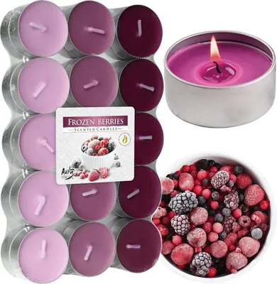 Produktbild von Duftende Teelichter 30 Set Heidelbeeren Duft Duftkerzen Teelicht Duftteelichter