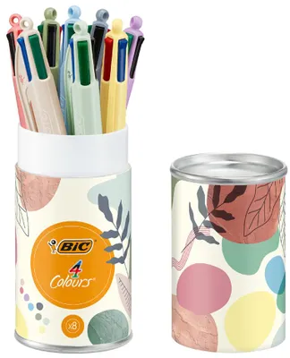 Produktbild von BIC Druckkugelschreiber 4 Colours Mineral Tones 8er Dose