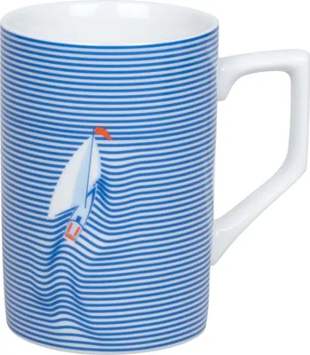 Image de Könitz Mug Smooth Sailing - Boat, porcelaine, bleu, 305 ml, 11 1 315 2936