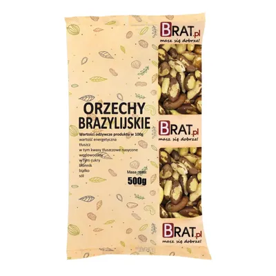 Zdjęcie produktu dla Orzechy brazylijskie 500g Brat.pl