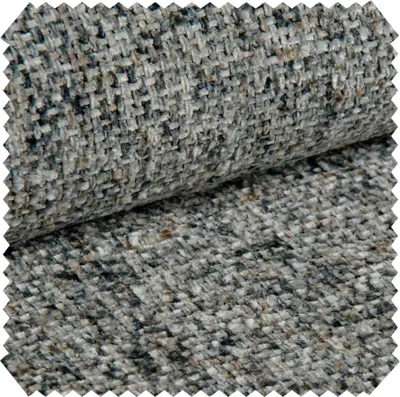 Produktbild von novely® MISCHLY Chenille Polsterstoff 430g/m² | Strapazierfähiger Melange Möbelstoff | Pflegeleichte Meterware | 1lfm - Farbe: 50 Grau-Braun