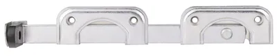 Produktbild von Alberts Doppeltorüberwurf | speziell für schmale Rahmenhölzer | galvanisch verzinkt, dickschichtpassiviert | 335 x 52 mm