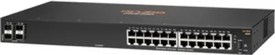 Produktbild von HPE Aruba Networking CX 6000 24G 4SFP Switch, Managed, L3, Gigabit Ethernet (10/100/1000), Rack-Einbau, 1U