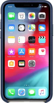 Produktbild von Apple MRWG2ZM/A, Hauthülle, Apple, iPhone XS Max, 16,5 cm (6.5"), Blau