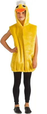 Enten Kostüm Daisy für Kinder Gr. 98-128 gelb Tier Fasching Karneval Küken Vogel Unisex für Kinder Karneval Mottoparty