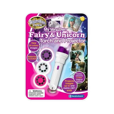 Obrázok produktu pre Brainstorm TOYS Baterka a projektor s vílou a jednorožcom
