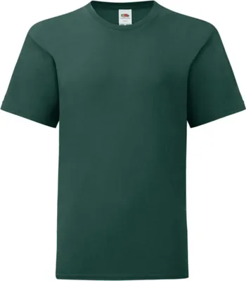 Produktbild von Fruit Of The Loom Jungen Iconic T-Shirt PC3388 (152) (Waldgrün)