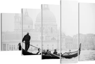 Produktbild von Bild auf Leinwand - Leinwandbild - Venedig Basilika - 150x100cm - Wand Bild - Wanddeko - Leinwanddruck - Bilder - Kunstdruck - Wanddekoration - Leinwand bilder - Wandkunst - EG150x100-3563