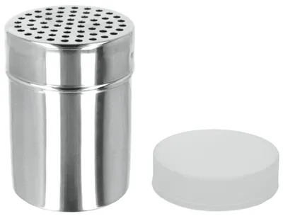 Immagine prodotto di Contenitore per spezie in acciaio inossidabile Metatex, con finitura satinata / Dosatore