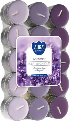 Zdjęcie produktu dla Podgrzewacze zapachowe BISPOL Aura 4H LAWENDA 30szt.