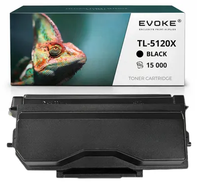 Immagine prodotto di Cartucce compatibili Evoke per stampante Pantum TL-5120X TL5120X, colore nero, resa di 15.000 pagine, compatibili con i modelli BP5100DN, BM5100ADW, BM5100FDN