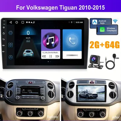Obrázek produktu pro Android 13, autorádio, 9 palců, dotykový displej, bezdrátové CarPlay, GPS navigace, Bluetooth