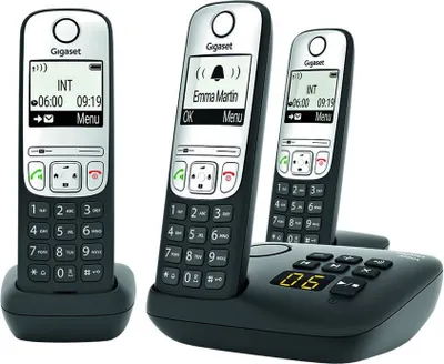 Produktbild von Gigaset A690A Trio schwarz int.