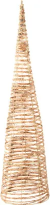 Productafbeelding van Micro LED cone d23h90 cm naturel/warm wit Lumineo