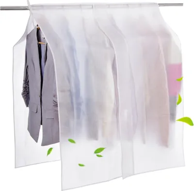 Produktbild von Transparente Kleiderständer-Abdeckung für Anzüge, Mäntel, Kleider, Kleidung, Organizer, staubdichter Schutz für Zuhause und Schlafzimmer