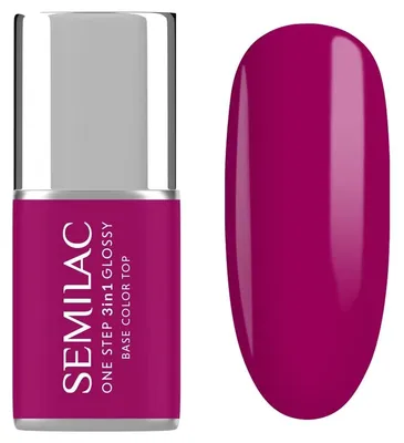 Produktbild von Semilac UV Nagellack 3in1 One Step Glossy S595 Bright Purple 7 ml