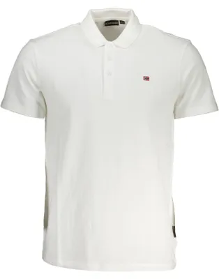 Produktbild von Napapijri Herren KURZARM-POLOSHIRT Weiß NP0A4H8BEALISSSSUM_416D35D_BIANCO002 : Größe - M Größe: M
