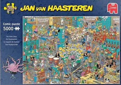 Produktbild von Jan van Haasteren Der Musik Shop - 5000 Teile, 5000 Stück(e), Comics, 12 Jahr(e)