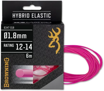 Produktbild von Browning Hybrid Elastic Gummizug Stippangeln 6 m 12-14 Ø 1,80mm pink
