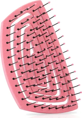 Produktbild von Ninabella Mini V2 Bio Haarbürste ohne Ziepen - Profi Entwirrbürste für lange und lockige Haare - Einzigartige Anti-Ziep Bürste für Damen und Kinder - Ideal als Reisebürste