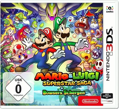 Produktbild von Mario & Luigi: Super Star Saga + Bowsers Schergen - 3DS