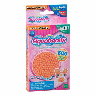 Zdjęcie produktu dla Aquabeads 32518 Koraliki pomarańczowe – opakowanie uzupełniające