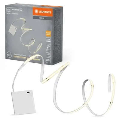 Produktbild von LEDVANCE FLEX LED-Lichtstreifen 2m, 3.3W, 150lm, Akku, COB-Technologie, flexibel