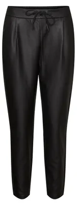 Productafbeelding van VERO MODA Damesbroek van kunstleer, model VMEVA, met een middelhoge taille
