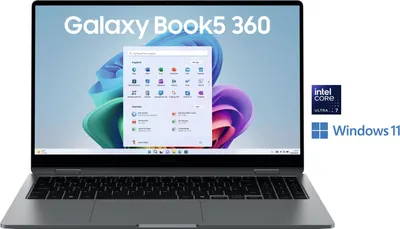 Produktbild von Galaxy Book5 360, Copilot+ PC, 15,6 Zoll, Full-HD, AMOLED, Intel Core Ultra 7 256 V, 16GB, 512GB