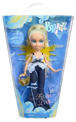 Zdjęcie produktu dla Lalka kolekcjonerska Bratz Fashion Pixiez Cloe w stylu fantasy z autentycznymi strojami i akcesoriami