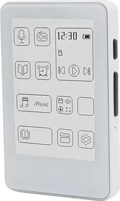 Obrázok produktu pre MP3 prehrávač 2,7 palca atramentový displej HiFi zvuk nabíjanie typu C elektronická kniha Bluetooth 5.0 MP3 prehrávač hudby pre domáce použitie a cestovanie