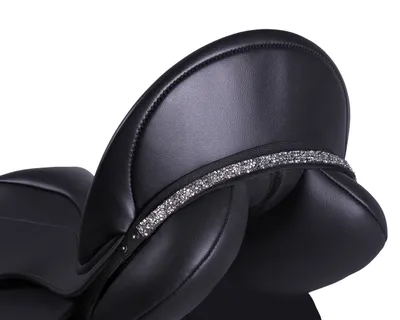 Immagine prodotto di QHP Gioiello da sella Lupine, taglia:WB, colore:nero/argento
