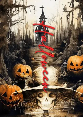 Produktbild von Halloween-Malbuch für Erwachsene