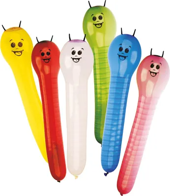 Obrázek produktu pro 6 latexových balónků Caterpillar 60,9 cm