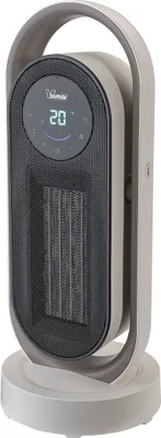 Obrázok produktu pre Bimar HP132, Elektrický ohrievač s ventilátorom, Keramický, 24 h, Vnútorný, Podlaha, Šedá