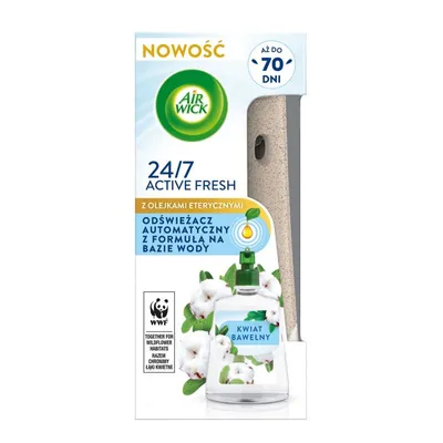 Produktbild von Air Wick Automatyczny odświeżacz powietrza i wkład Kwiat Bawełny, 228 ml