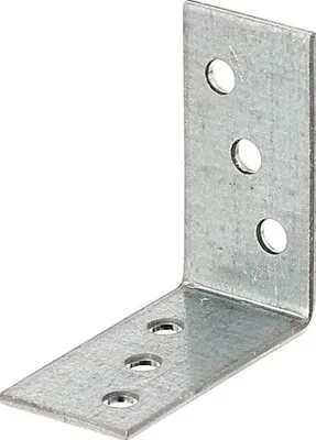 Produktbild von GAH Alberts Winkelverbinder 50 x 50 x 40 mm Anz.Löcher 8 S.2 mm ETA-08/165 - 330255