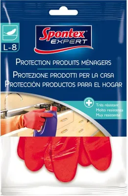 Produktbild von SPONTEX EXPERT Haushaltsschutzhandschuhe, Größe L