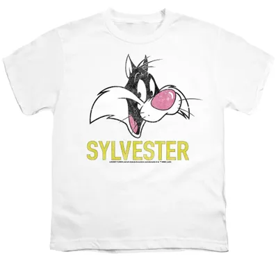 Image de T-shirt Looney Tunes pour enfants, en coton ring-spun, modèle TV36211 (tailles 152-158), couleur blanche